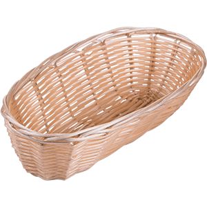 Корзина плетен.для хлеба; полиротанг; св.корич. Sunnex 4082005 