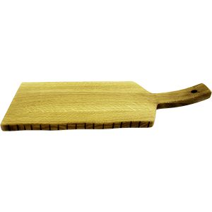 Доска для подачи с изогнут.ручкой(12см); дуб; PPwood 4090798 