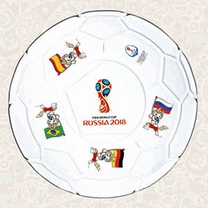 Тарелка для пиццы ”Футбол” «Фут Пати ЧМ» стекло ARCOROC 3012807 
