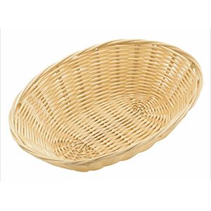 Корзина плетен.для хлеба овал.; полиротанг; св.корич. Sunnex 4081297 