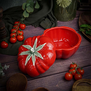 Емкость с крышкой 17,6 см, Tomato CASA DI FORTUNA CDF TM01 