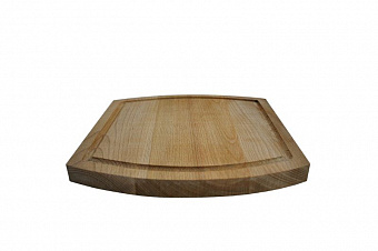 Доска для подачи прямоуг. 250*250*20 мм. с желобком, бук 1825 