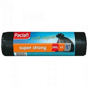 Мешки для мусора 240 л 5 шт. в рул. "SUPER STRONG" арт. 402291, 402290 Paclan 