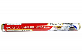 Фольга бытовая "Стандартная" ОФИРБИС/Cameriera 29 см*5 м, в пленке, арт. Х-1605, 017 