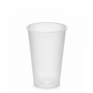 Стаканчик п/п Bubbl Cup 500мл D90мм ПРОЗРАЧНЫЙ МАТОВЫЙ арт.45029, 1021П 