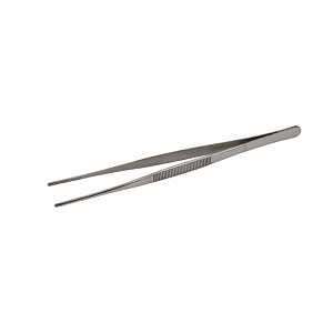Щипцы (пинцет) 30 см. прямые, прямой кончик, нерж. MGsteel 