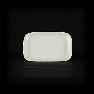 Блюдо прямоугольное Chan Wave Quadro Ivory 138х90 мм [ivory LQ-Q337] 