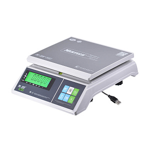 Порционные весы M-ER 326 AFU-15.1 "Post II" LCD USB-COM (двойной дисплей) 
