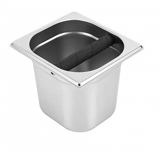 Нок-бокс металлический для кофейного жмыха 17,6*16,2*15 см. MGsteel 