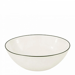 Салатник 18 см, кант зеленый PIOLI арт 36ML18 PL green 