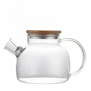 Чайник 12х11 см, 1 л, стекло, ARTIGLASS, ARTIGLASS 