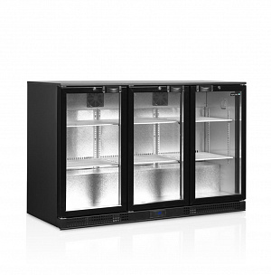 Шкаф холодильный со стеклом TEFCOLD DB301H-3 барный черный 