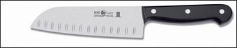Нож Icel японский с бороздками Santoku 180/300 мм TECHNIC 