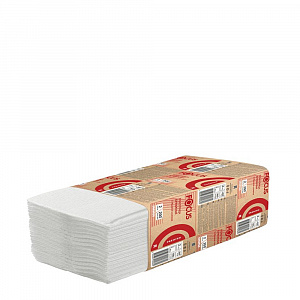 Полотенце бум. ФОКУС PREMIUM 2сл 24*20см 200л Z-слож. арт. 5083775(ПРОДАЕТСЯ КРАТНО УПАКОВКИ!!!) 