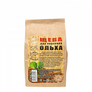 Щепа "ОЛЬХА" 2л. крафт-пакет, арт. 001 