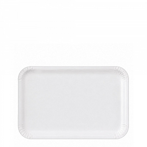 Тарелка бум. 225*135*20 мм OSQ PLATTER 400 БЕЛЫЙ/КРАФТ 