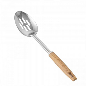 Ложка гарнирная с прорезями нерж. KITCHENTOOL арт. (AST-002-TF51-8) 