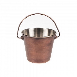 Ведерко сервировочное для подачи P.L. PROFF CUISINE "Antique Cooper" SAM-GL 10*8,5 см 81240022 
