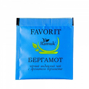 Чай черный с Бергамотом 1.5гр*200пак RAMUK 