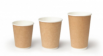 Стакан ThermoCup 250мл Крафт 
