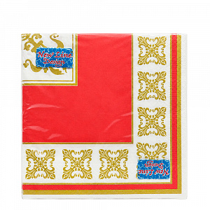 Салфетки бумажные "NEW LINE" DESING, 33*33см, 20л  3-х слойн. , в ассортименте 