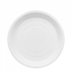 Тарелка бум D180 мм OSQ ECO PLATE 180 WB КРАФТ/БЕЛЫЙ  (по 100шт.) 