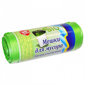 Мешки для мусора 30 л 30 шт 6 мкм/HDPE/биоразлагаемые, арт. 21367_Антелла 