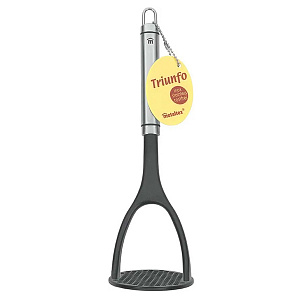 Пресс для картофеля «Триунфо»;сталь нерж.,нейлон;,L=30,5см;черный,металлич. 