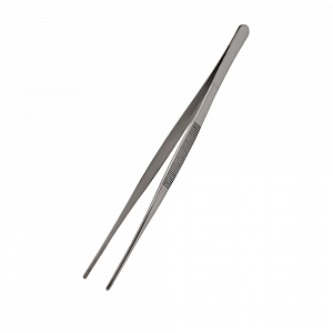 Щипцы (пинцет) 16 см. прямые, прямой кончик, нерж. MGsteel 