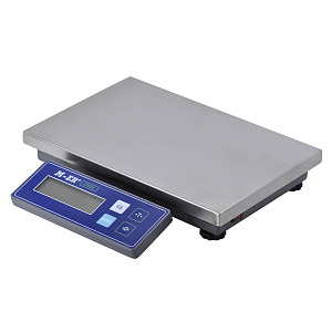 Фасовочные настольные весы M-ER 224 FU-15.2 STEEL LCD USB без АКБ 